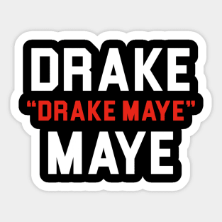 Drake Drake Maye Maye Football Quarterback - Drake Maye - New England Patriots Sticker